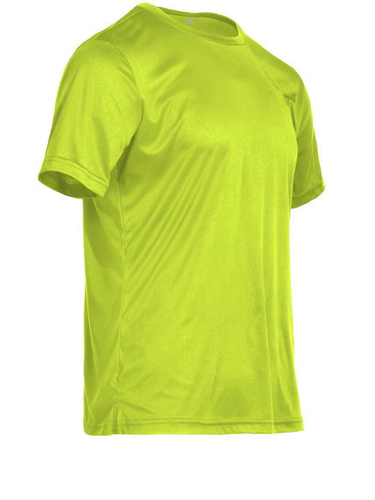 Fit Light Verde Cămășă De Lucru Cu Mâneci Scurte