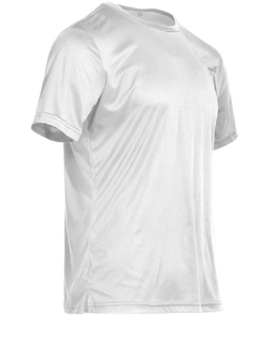 Fit White Κοντομάνικη Μπλούζα