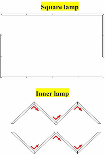 VenCore LED Panel 731W με Ψυχρό Λευκό Φως 6500K