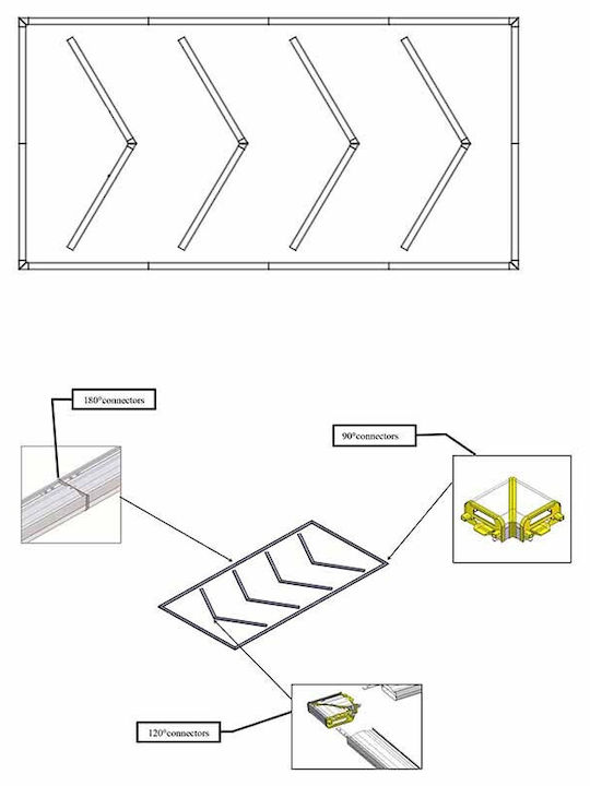 VenCore LED Panel 725W mit Kaltweiß Licht 6500K