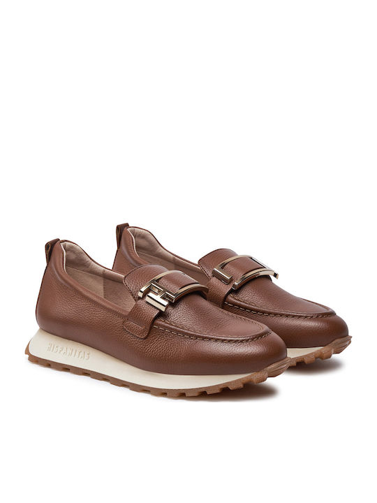 Γυναικεία Loafers σε Καφέ Χρώμα