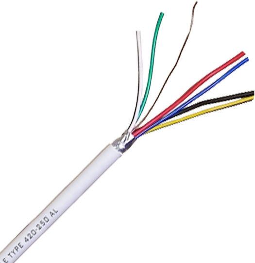 Lucas Καλώδιο Συναγερμού με Διατομή 4x0.22mm² 100m