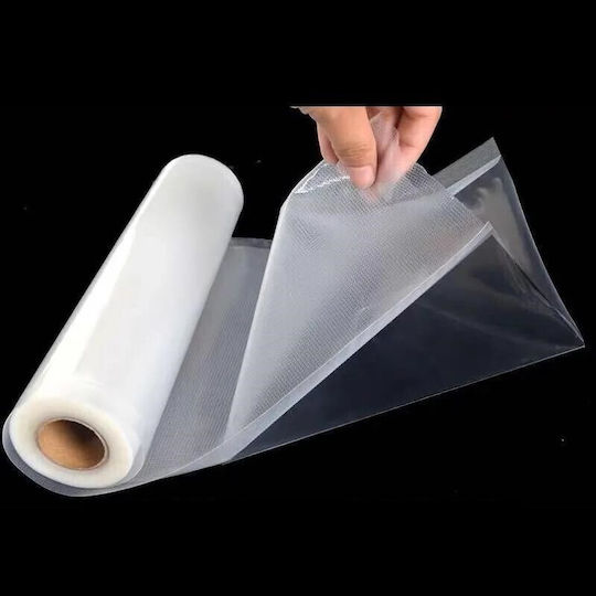 ICS FM Grainy Vacuum Sealer Bag 200mm x 6m 1 Roll