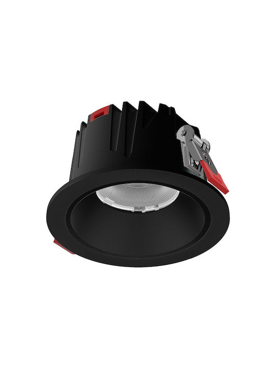 Braytron Recessed Spot Black 1pcs