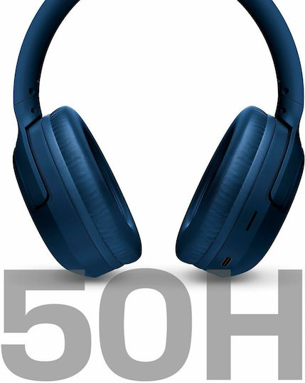 Energy Sistem 459704 Ασύρματα Bluetooth Over Ear Ακουστικά Navy Μπλε