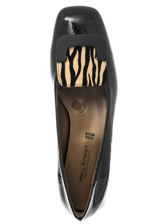 Δερμάτινα Γυναικεία Loafers σε Μαύρο Χρώμα