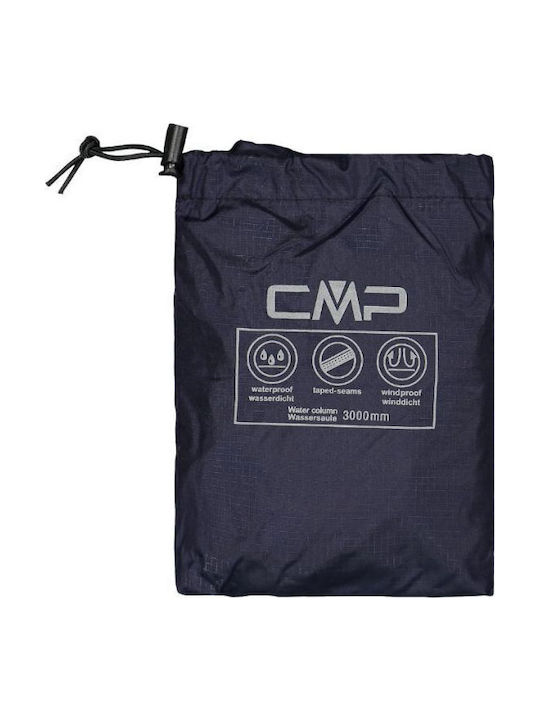 Αδιάβροχο Παιδικό Casual Μπουφάν με Κουκούλα Dark Blue