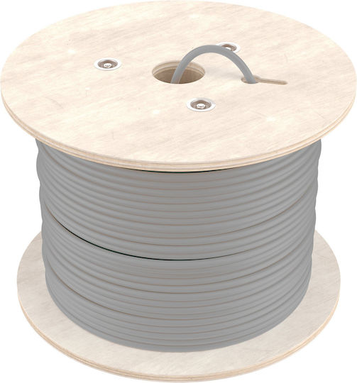 Equip U/UTP Cat.6a (Gigabit) Мрежов Кабел Ethernet Без Конектори 305м Сив