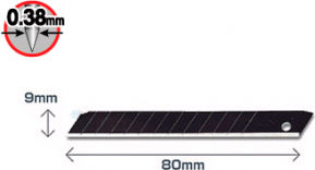 Olfa Остриета 9мм 50 Бройки Abb-50