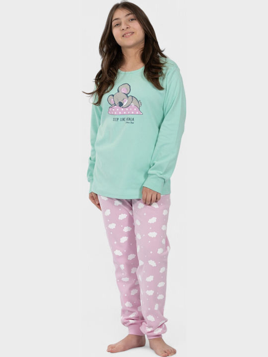 Nina Club Kids' Pajamas Βεραμάν, Ροζ