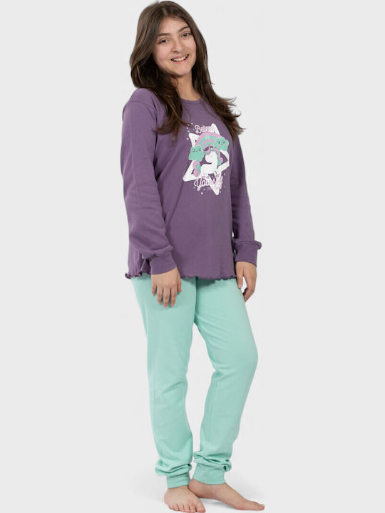 Nina Club Kids' Pajamas Purple