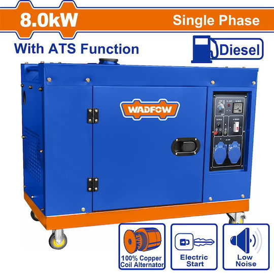 Wadfow Generatoare silențioase Generator Petrol cu Autostart