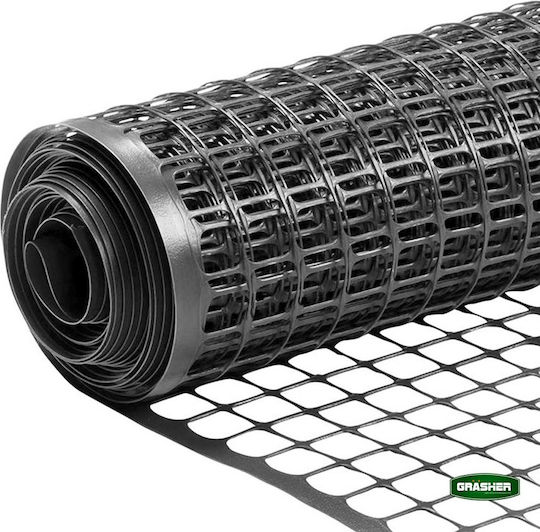 Grasher Plastic Balcony Net Gray 1.2x50m