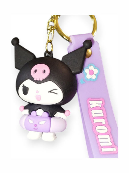Breloc Personaj Kuromi Lila Colac De Salvare