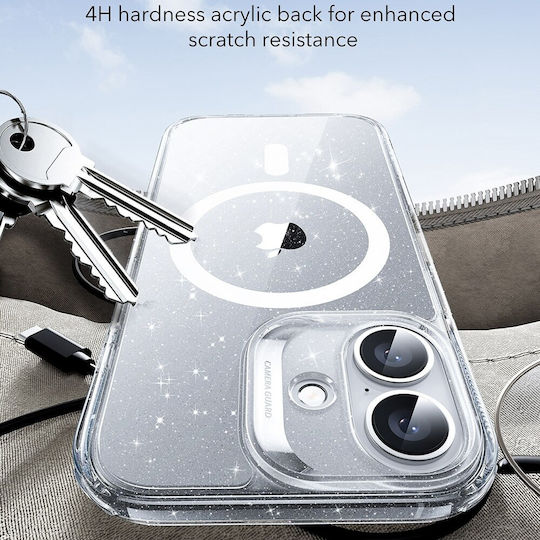 ESR Classic Hybrid Halolock Umschlag Rückseite Silikon Transparent (iPhone 17)