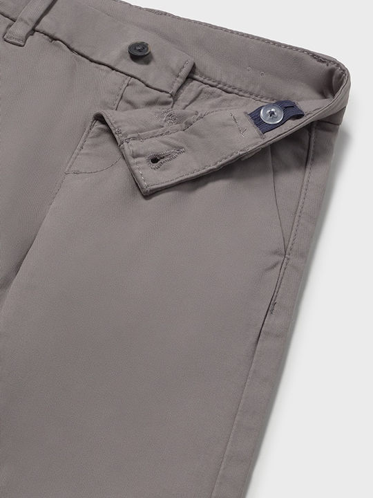 Παιδικό Παντελόνι Chino Υφασμάτινο Γκρι Basic