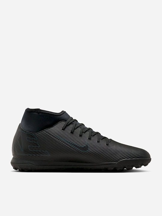 Nike Mercurial Superfly 10 Club Ποδοσφαιρικά Παπούτσια με Σχάρα TF Μαύρα
