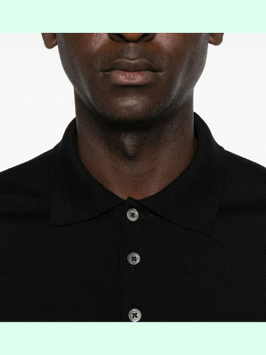 Herrenblusen Polo Schwarz