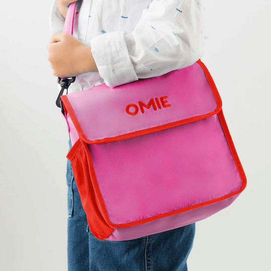 Omie Ученическа Термо Чанта За Храна За Ръка Розова 25x13x26см