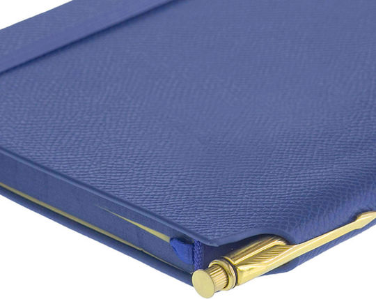Type Center Pen Soft Notebook A6 Pocket-Size 10.5 X 14.8 Royal Blue