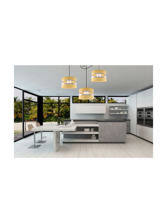 Light Home Candelabru Lumină de tavan pentru copii Suspendata din metal cu suport pentru bec E27 Alb