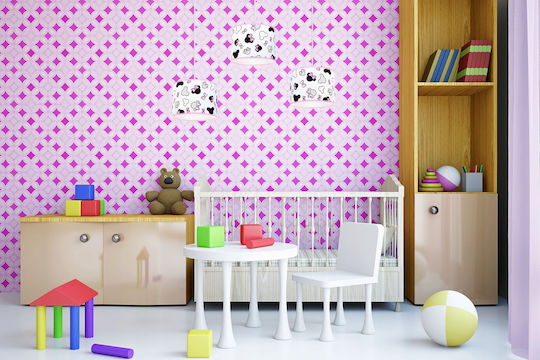 Light Home Kronleuchter Kinderdeckenleuchte Deckenleuchte 60W mit Fassung E27 Weiß