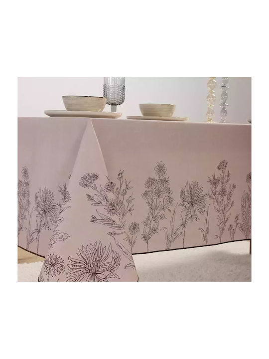 Nef-Nef Homeware Покривка за маса Памучна Kerkynia Кафяв 140x240бр