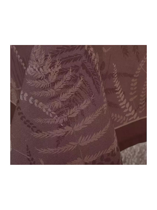 Nef-Nef Homeware Tablecloth Cotton Fern Bordo 140x180cm