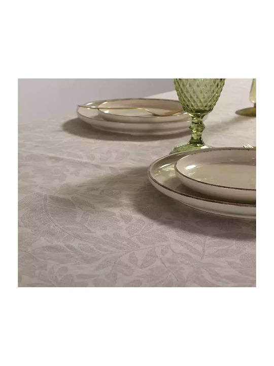 Nef-Nef Homeware Tablecloth Cotton Issual Beige 150x250cm