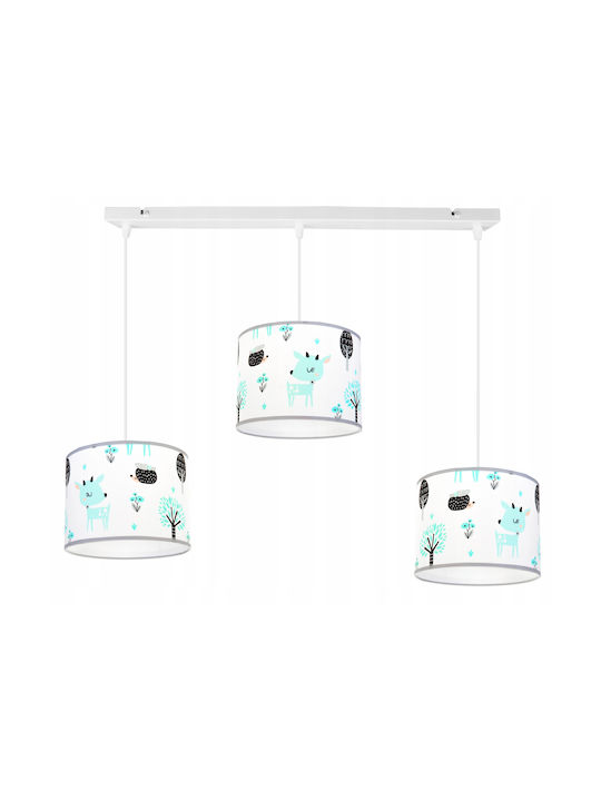 Light Home Kronleuchter Kinderdeckenleuchte Deckenleuchte 60W mit Fassung E27 Weiß