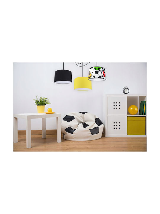 Light Home Kids Metallic / Fabric / Plastic Chandelier Ceiling Light E27 White