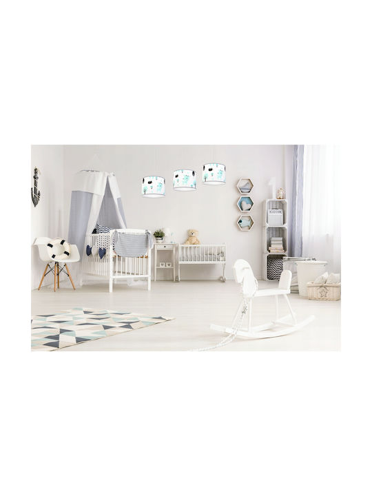 Light Home Kronleuchter Kinderdeckenleuchte Deckenleuchte 60W mit Fassung E27 Weiß