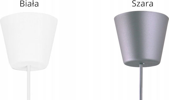 Light Home Μονόφωτο Παιδικό Φωτιστικό Κρεμαστό 60W με Υποδοχή E27 Λευκό