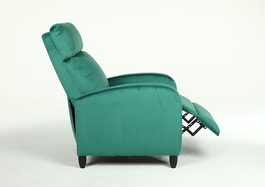 Atria Фотьойл Relax Кадифен Зелен 67.5x90x104см