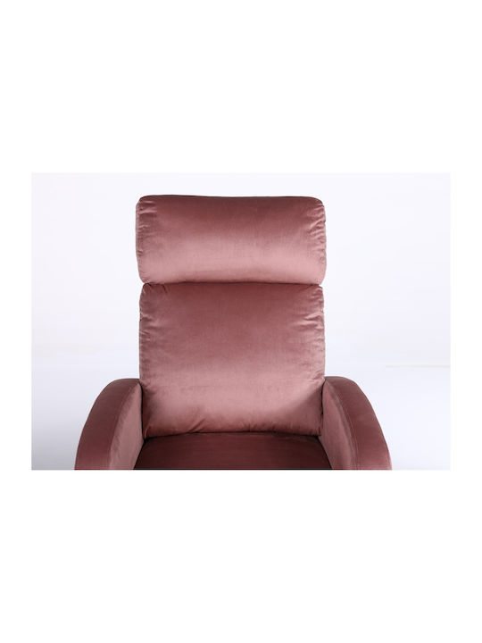 Atria Fotoliu Relax Catifelat Mărul putred 67.5x90x104cm