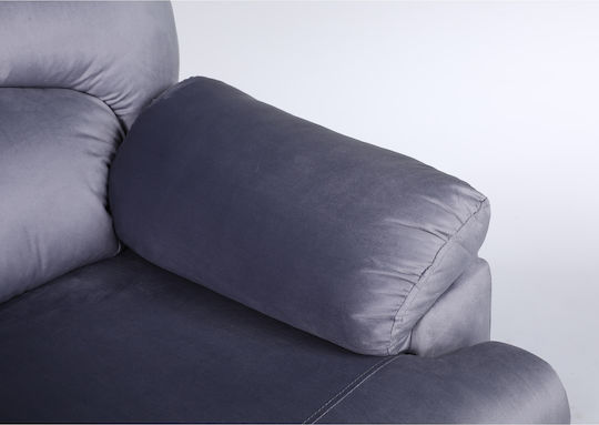 Nashira Relax Armchair Gray 88x90x99cm