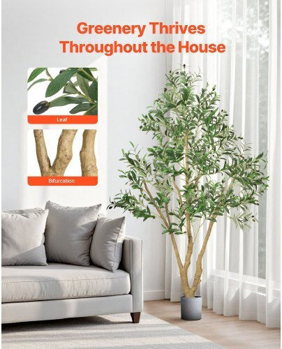 Vevor Artificial Olive 180cm Potted Plant Home or Office Rzs6ftglsslxm8jc0001v0