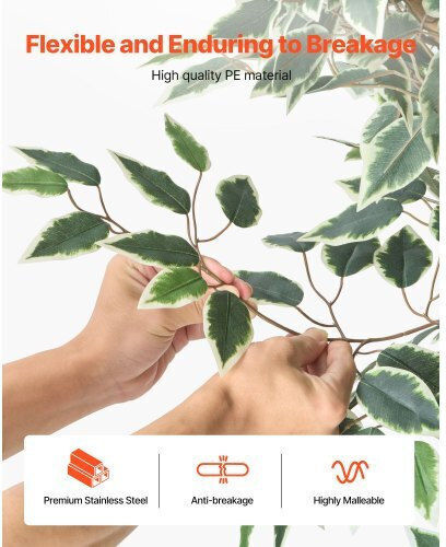 Vevor Künstlicher Ficus Baum 150cm Topfpflanze Innendekoration Rzs5ftrsslx05ve6p001v0