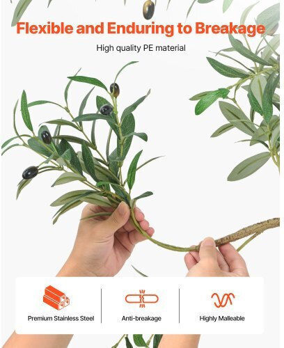 Vevor Tall Artificial Olive 150cm Potted Plant Home or Office Rzs5ftglsslx6a0m6001v0