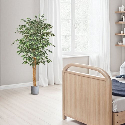 Vevor Künstlicher Ficus Baum 150cm Topfpflanze Innendekoration Rzs5ftrsslx05ve6p001v0