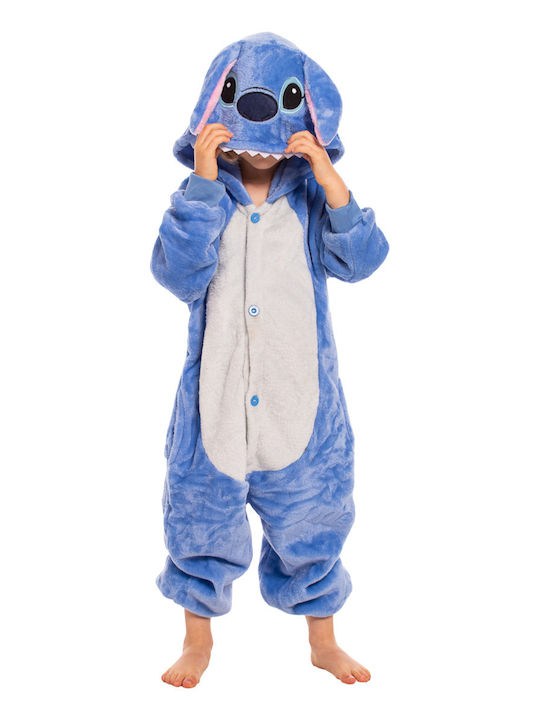 Kids' One-piece Pajamas Blue