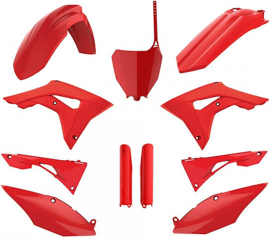 Polisport Σετ Πλαστικά Μοτοσυκλέτας για Honda CRF 250 Κόκκινο