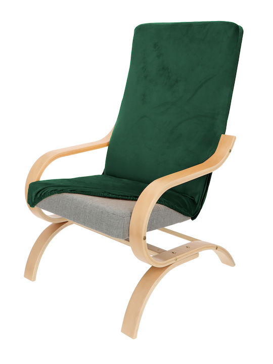 Ubieramy Meble Elastische Abdeckung für Sessel Bottle Green 1Stück