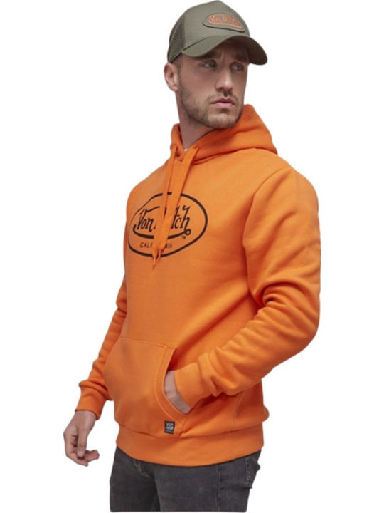 Φούτερ με Κουκούλα Orange