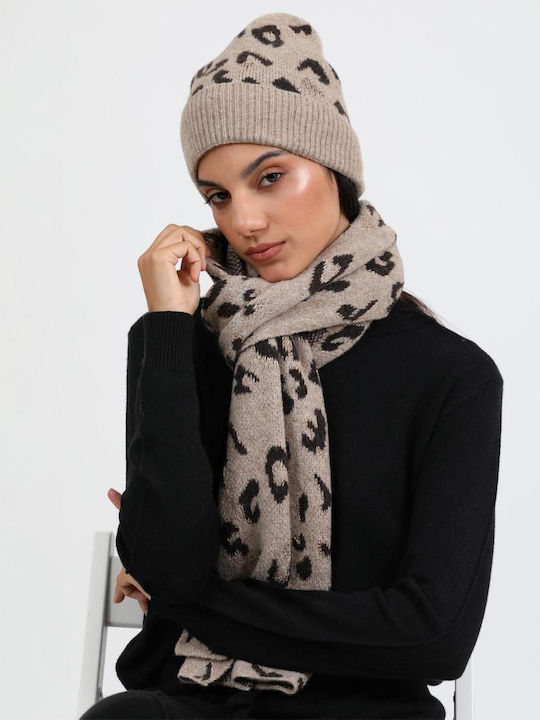 Frauen Wollschal Beige