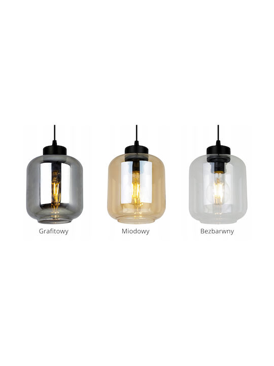 Light Home Reglabil Lustră Negru cu Dulie E27