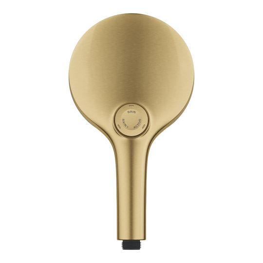 Rainshower Aqua 130 Τηλεφωνο Ντους Τριων Λειτουργιων Brushed Cool Sunrise 101676gn00 Grohe