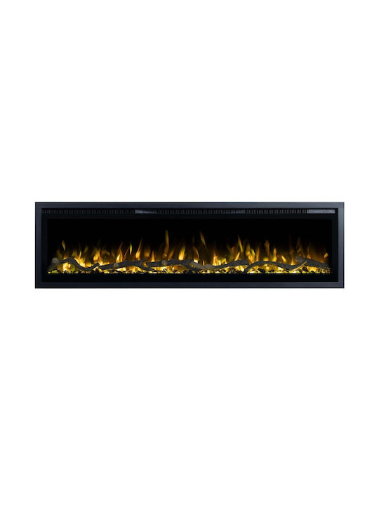 Electric Fireplace Smart Notting Hill 50 Wall Mounted Insert LED 1800w Hitense