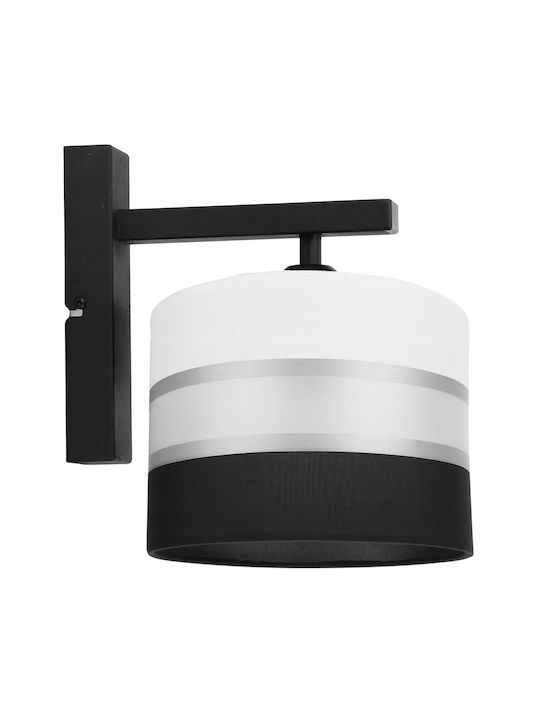 Light Home Modern Leuchte Wand mit Fassung E27 Schwarz