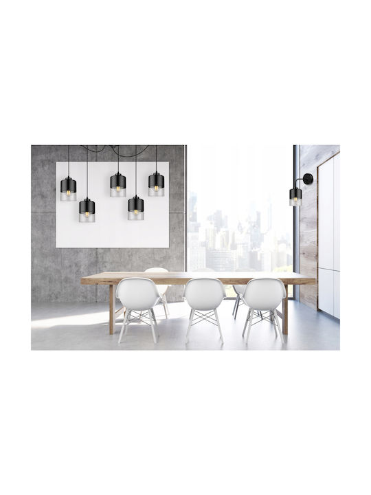 Light Home Modern Lumină de Perete cu Soclu E27 Negru